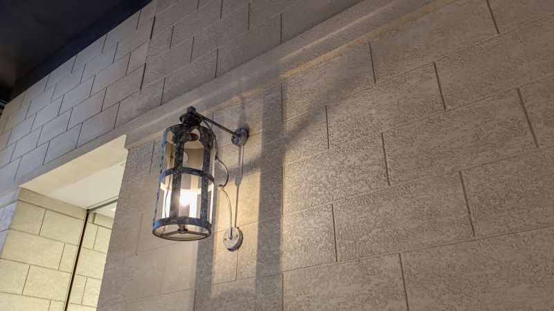 Exterior Building Light Repair