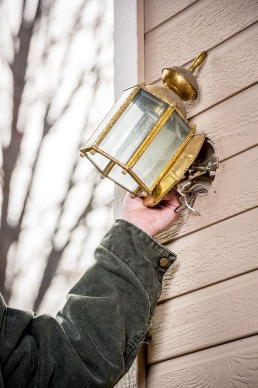 Exterior Building Light Repair
